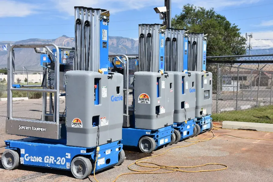 aerial equipment man lifts for rent