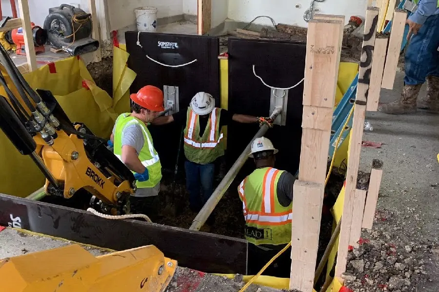 trench safety shoring equipment for rent