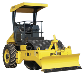 54-Inch Ride-On Single Drum Roller