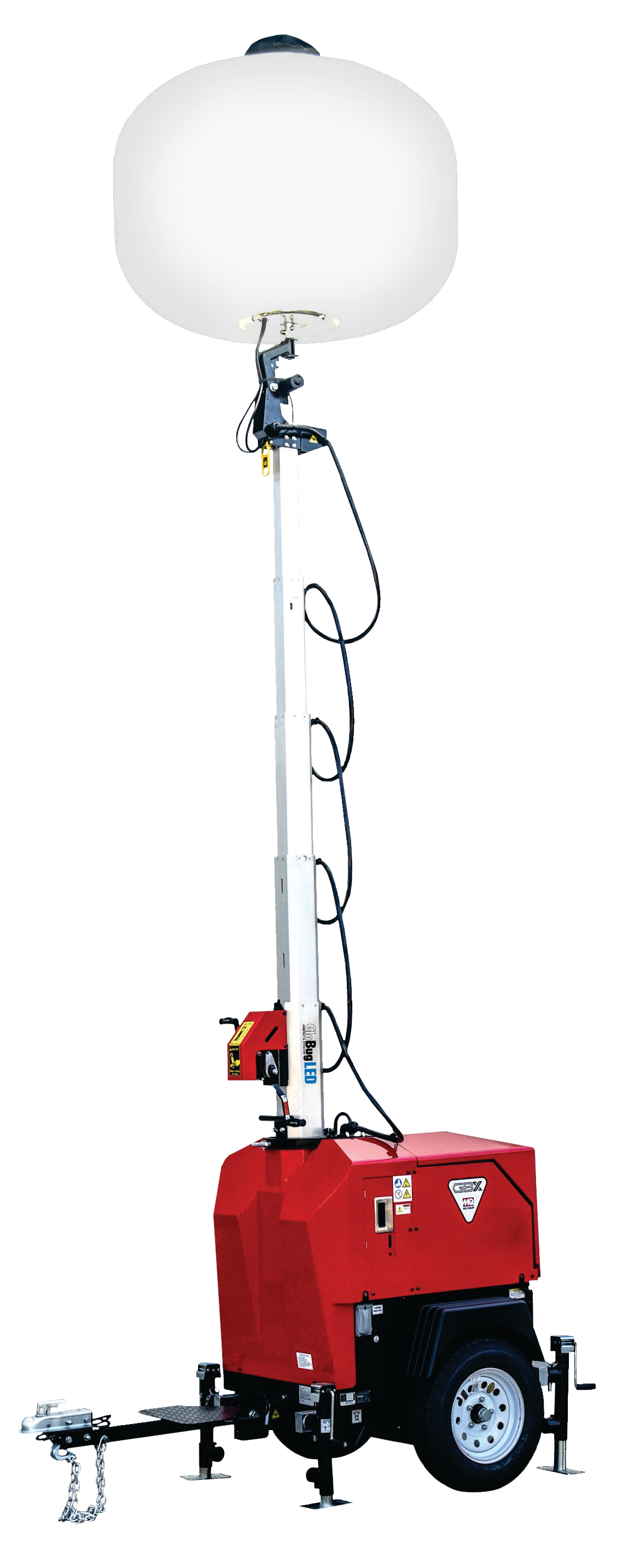 2,400w Towable LED Balloon Light Tower