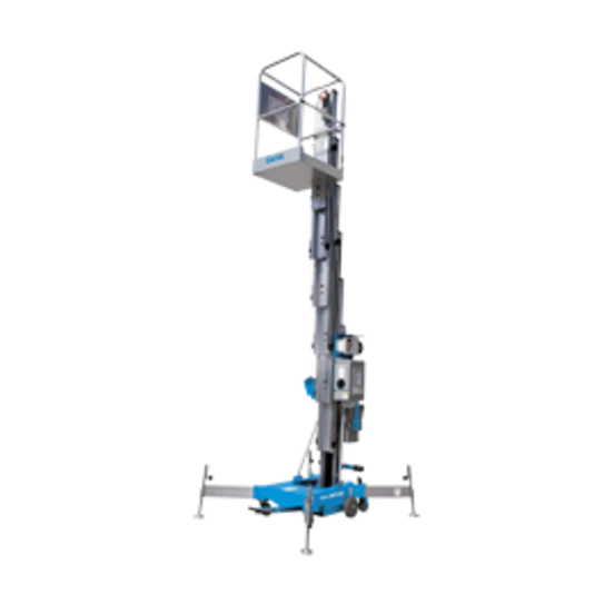 30-Foot Push-Around Electric Manlift With Outriggers