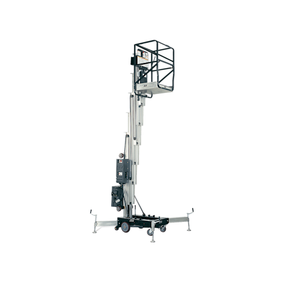 40-Foot Push-Around Electric Manlift With Outriggers