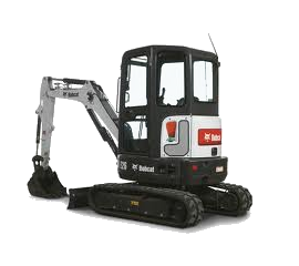 6,000 Pound Mini Excavator With Cab