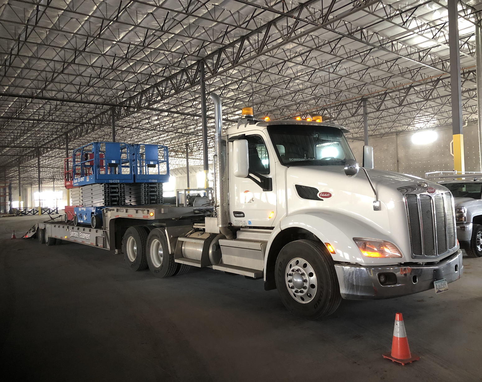 Delivery at a warehouse in Goodyear, AZ